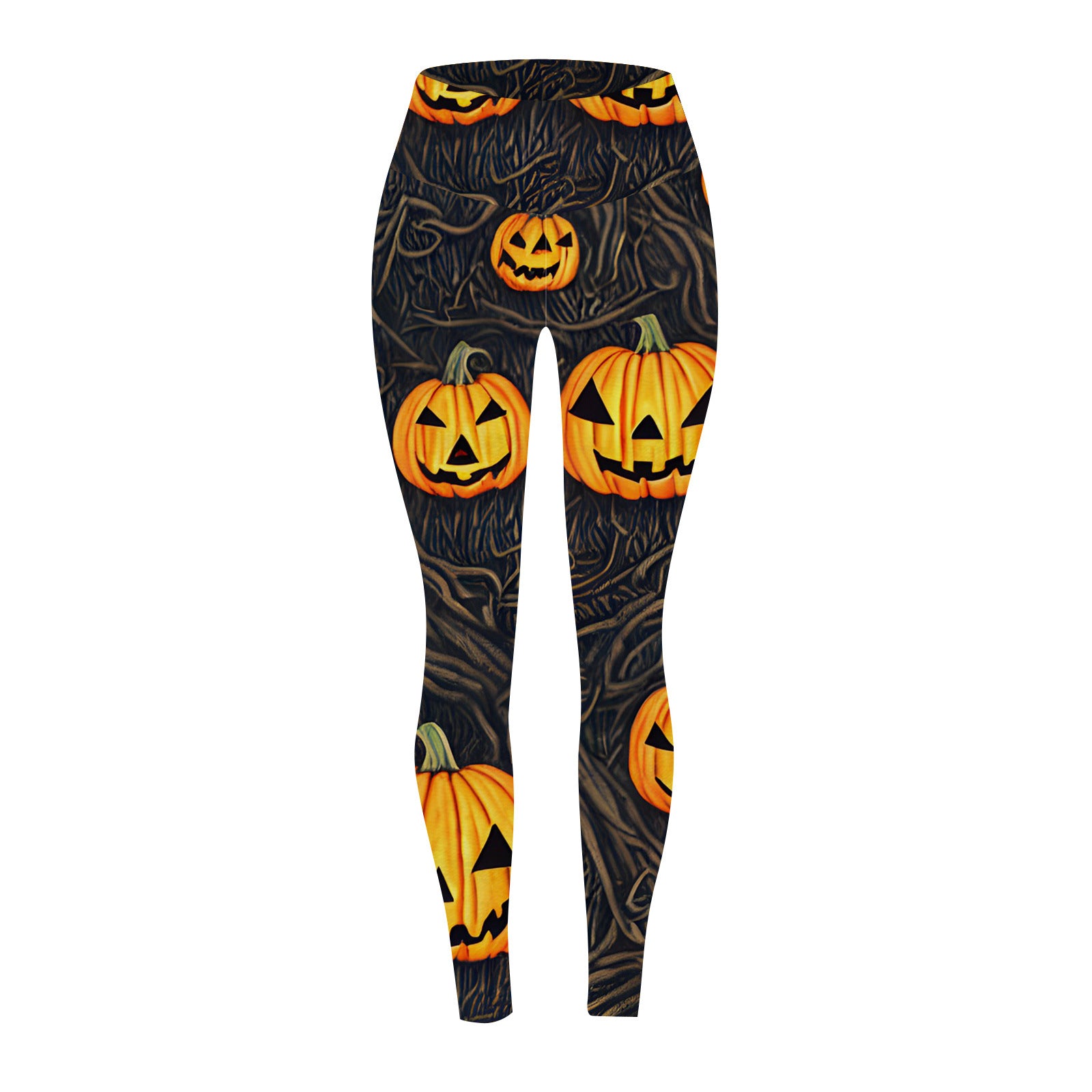 Candy Crawl | Pumpkin Halloween Leggings For Women