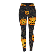 Candy Crawl | Pumpkin Halloween Leggings For Women
