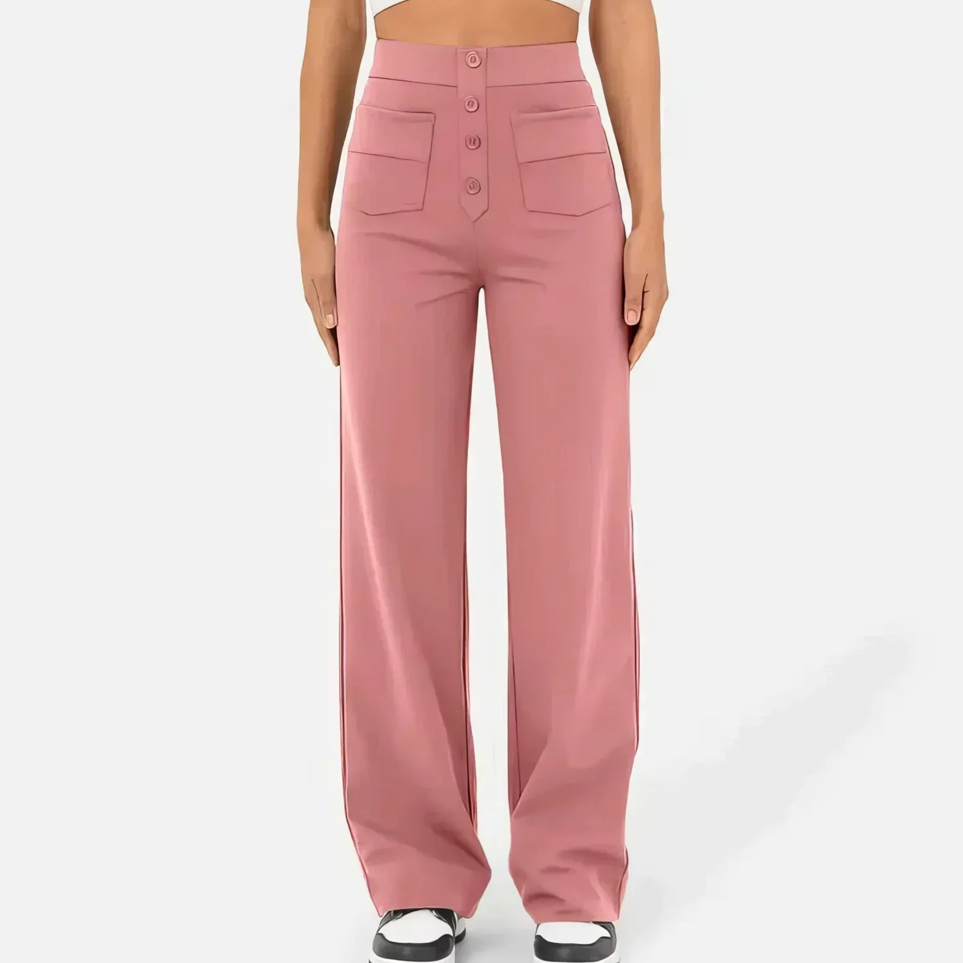 Amelia Kensington | Pantalon taille haute à jambes larges