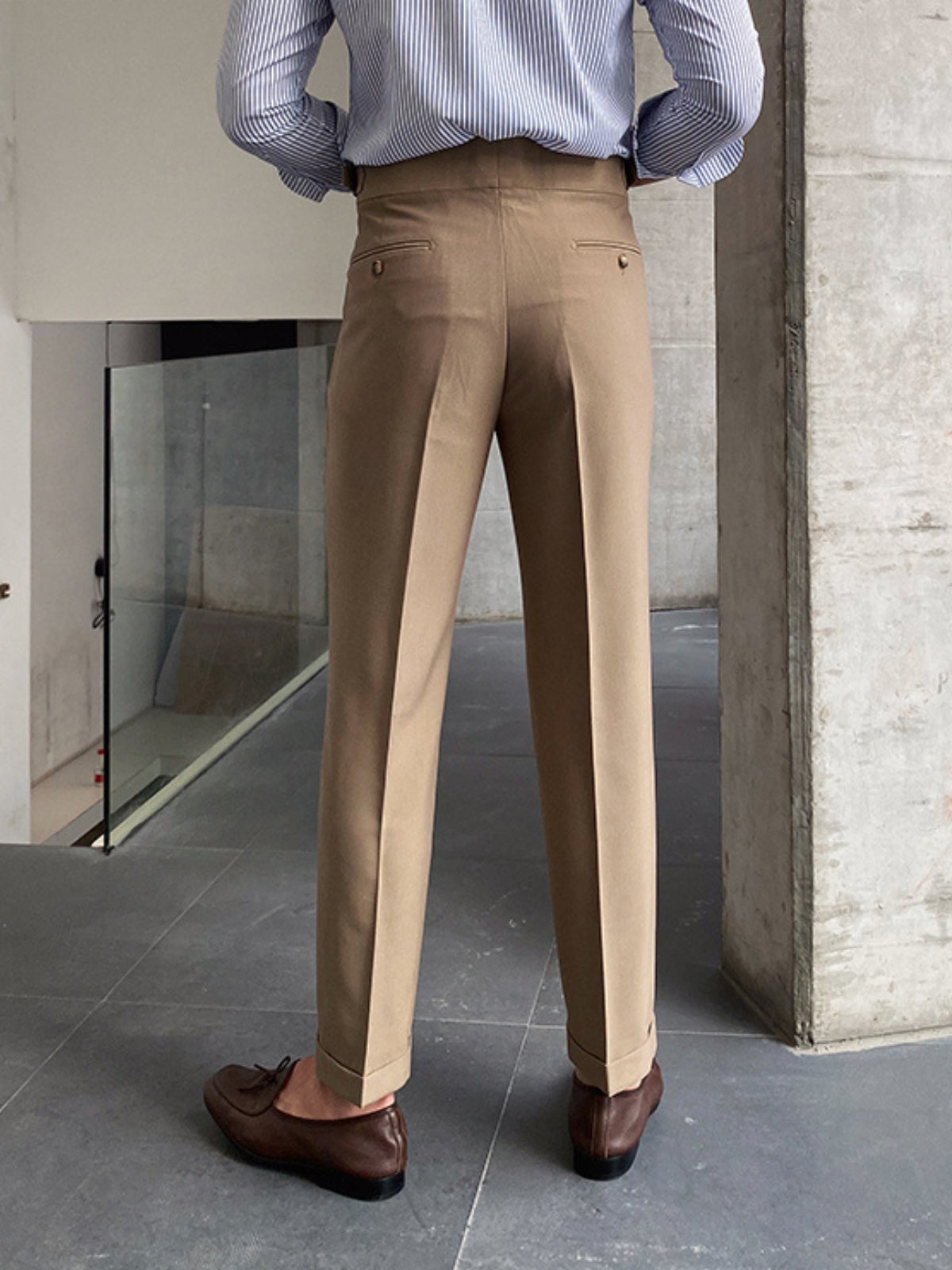 Luca Verano | Tailored Pleated Smart Trousers