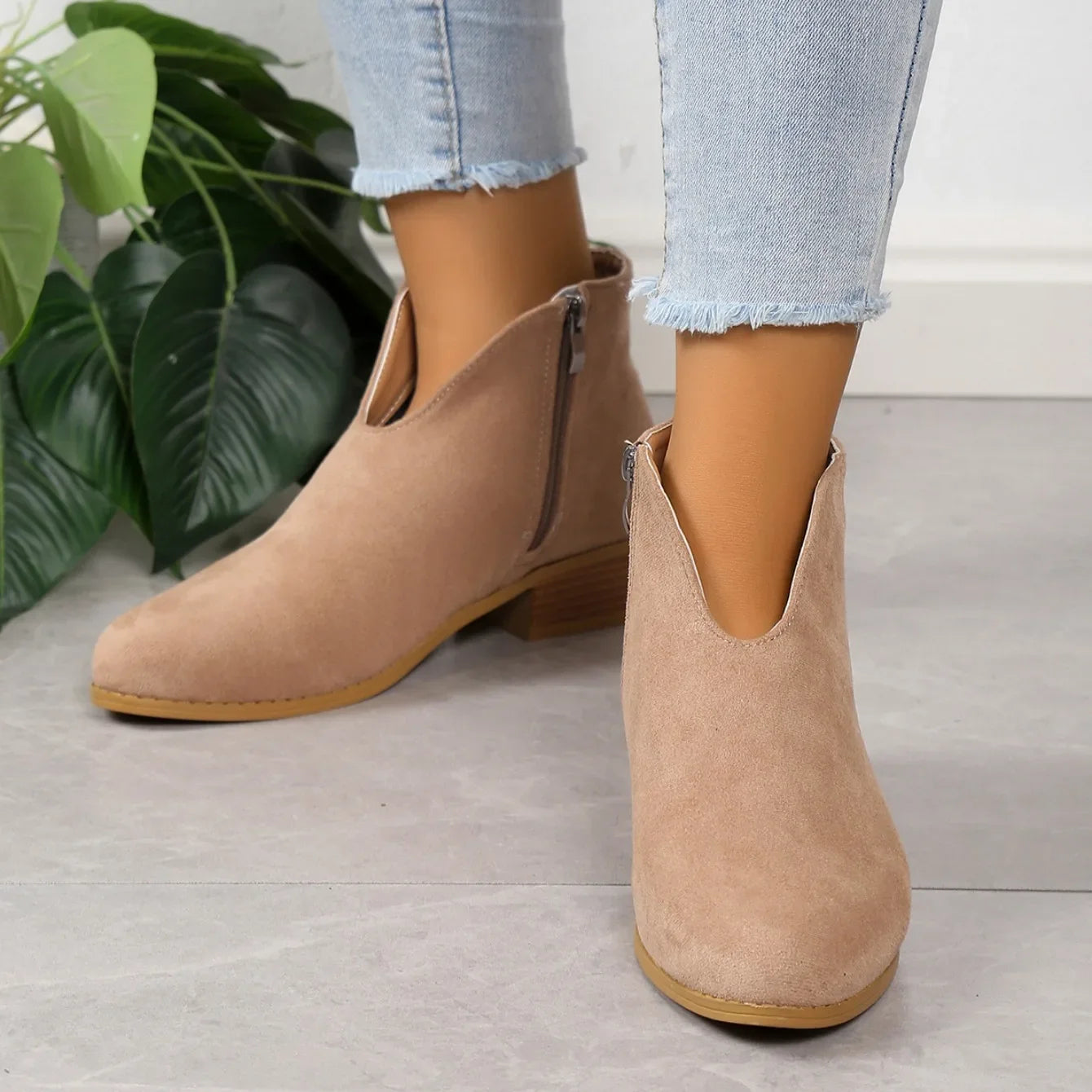 Vivienne Laurent | Bottines à imprimé léopard pour femmes