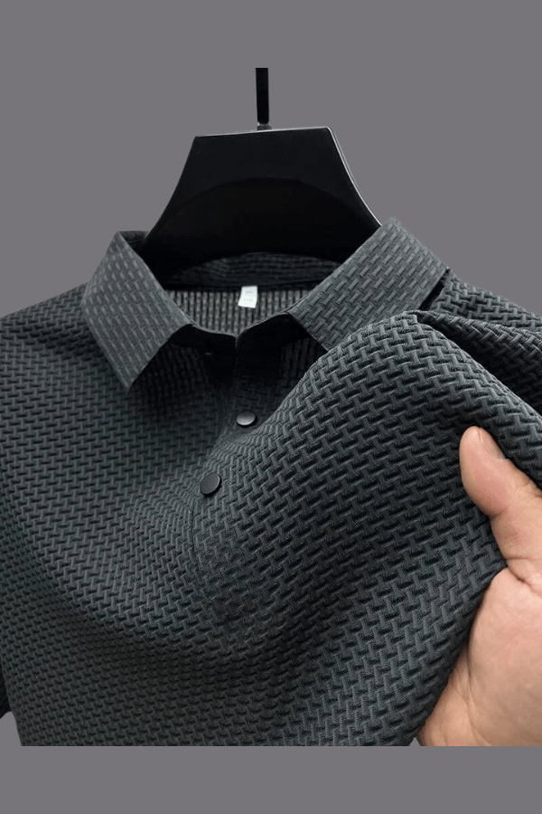 Thierry Dubois | Textured Knit Polo Shirt