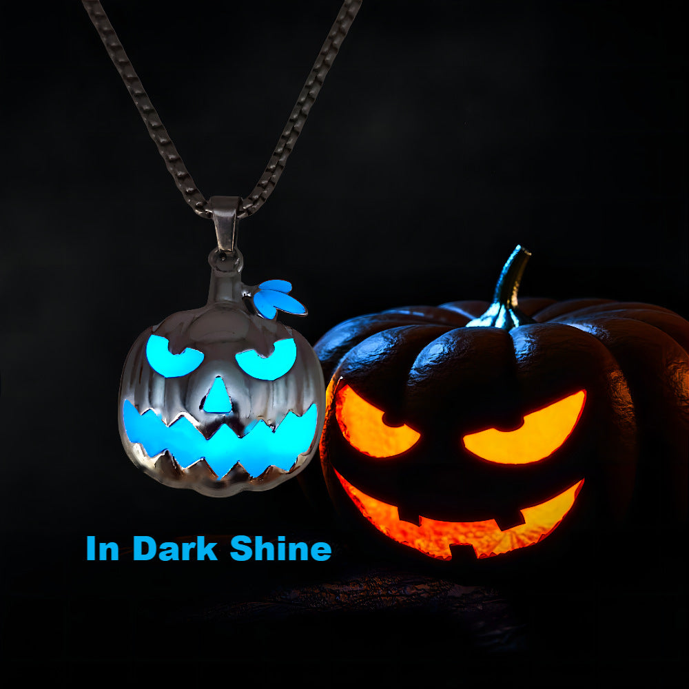 Lantern Light | Glowing Pumpkin Halloween Necklace