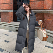 Eleanor Smith | Pink Longline Puffer Coat