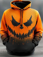 Ember Fang | Sweat à capuche d’Halloween citrouille lumineuse pour homme