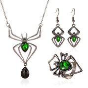 Tisseuse de toile | Collier d’Halloween araignée pour femme
