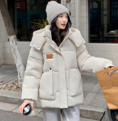 Phoebe Griffiths | Sage Green Padded Puffer Jacket with Hood
