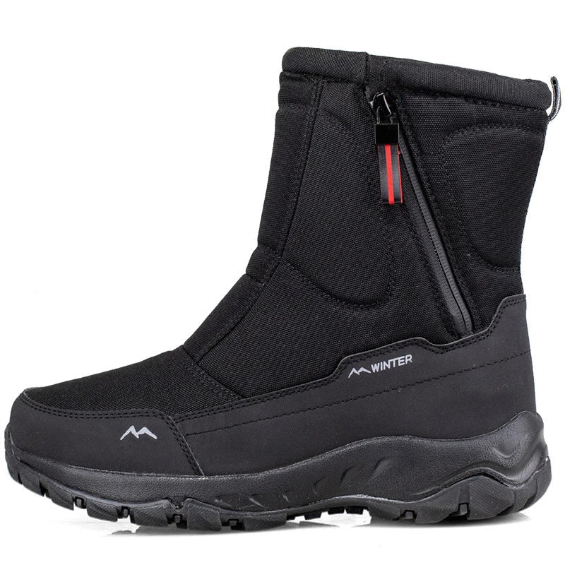 Winifred Ashcroft | Waterproof Mid-Calf Snow Boots with Plush Lining