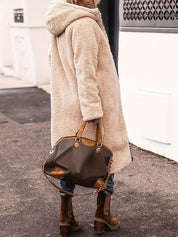 Isabelle Thornton | Reversible Sherpa-Lined Long Puffer Coat