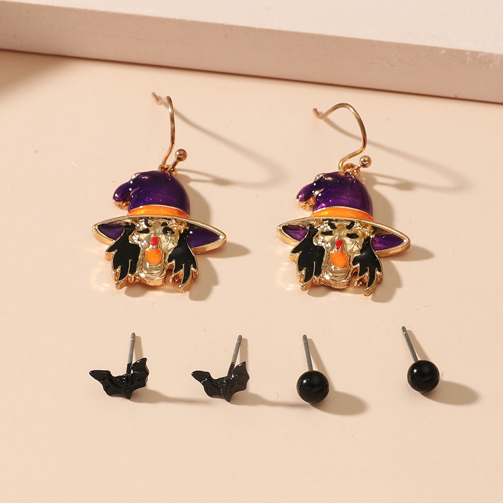 Witching Hour | Spider Web Halloween Earrings
