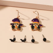 Witching Hour | Spider Web Halloween Earrings