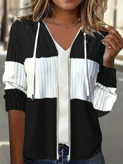 Alexandra Sharpe | Veste à capuche texturée à empiècements color-block