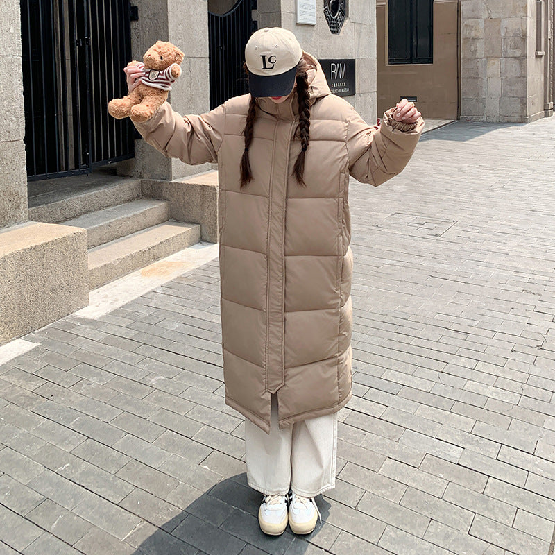 Eleanor Smith | Pink Longline Puffer Coat