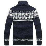 James Sinclair | Gilet zippé en maille à motif nordique