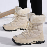 Verity Edwards | Bottes de neige imperméables à bordure en fausse fourrure
