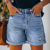 Harper Collins | Short bermuda décontracté en denim