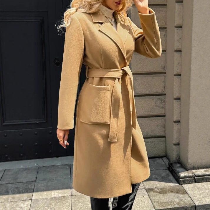 Charlotte Robinson | Belted Longline Wool Coat