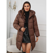 Georgina Hall | Mid-Length Hooded Puffer Coat