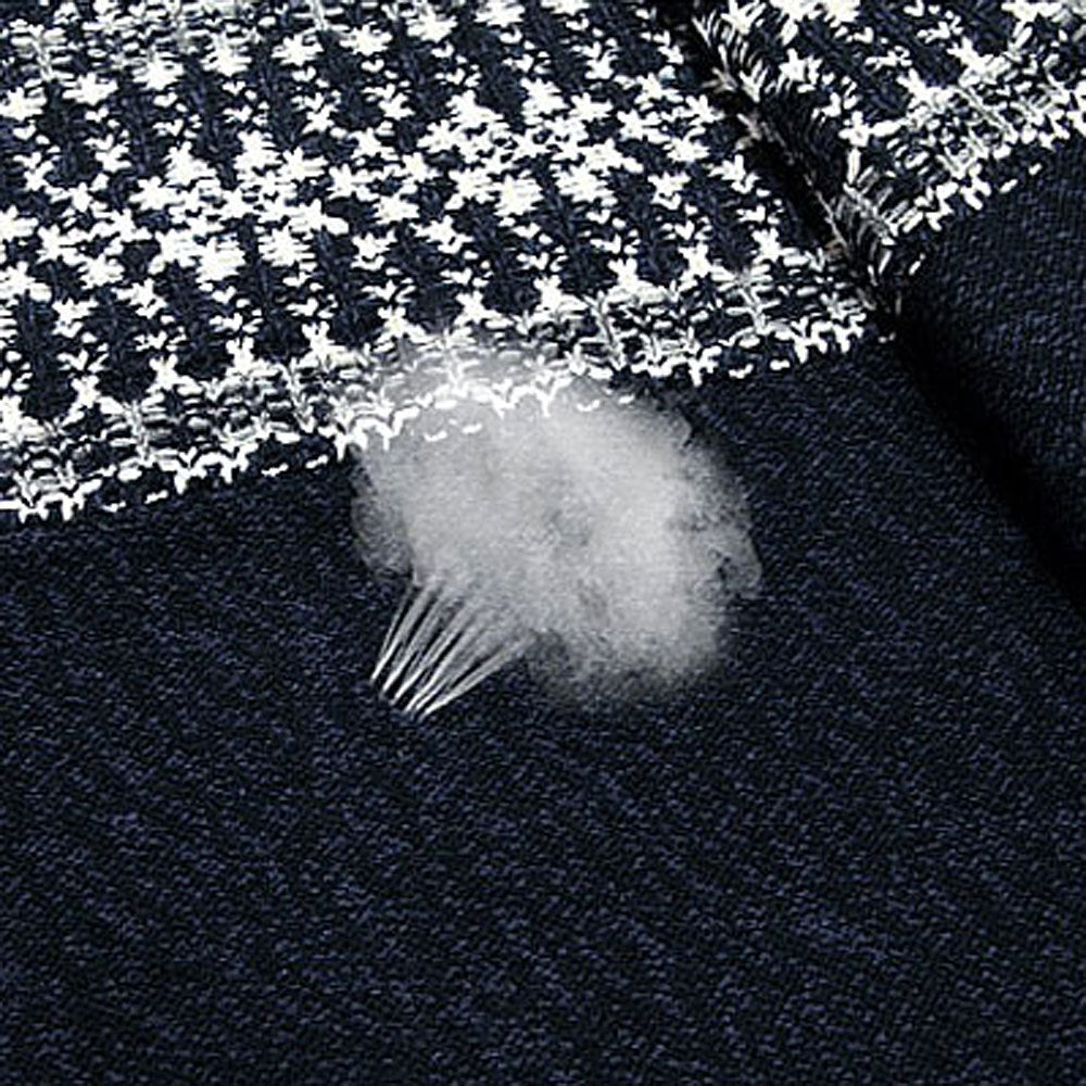 James Sinclair | Gilet zippé en maille à motif nordique
