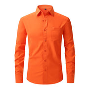 Chemise habillée blanche classique à manches longues Edward Clarke