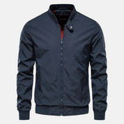 Charles Woods | Blouson bomber coupe-vent noir pour homme