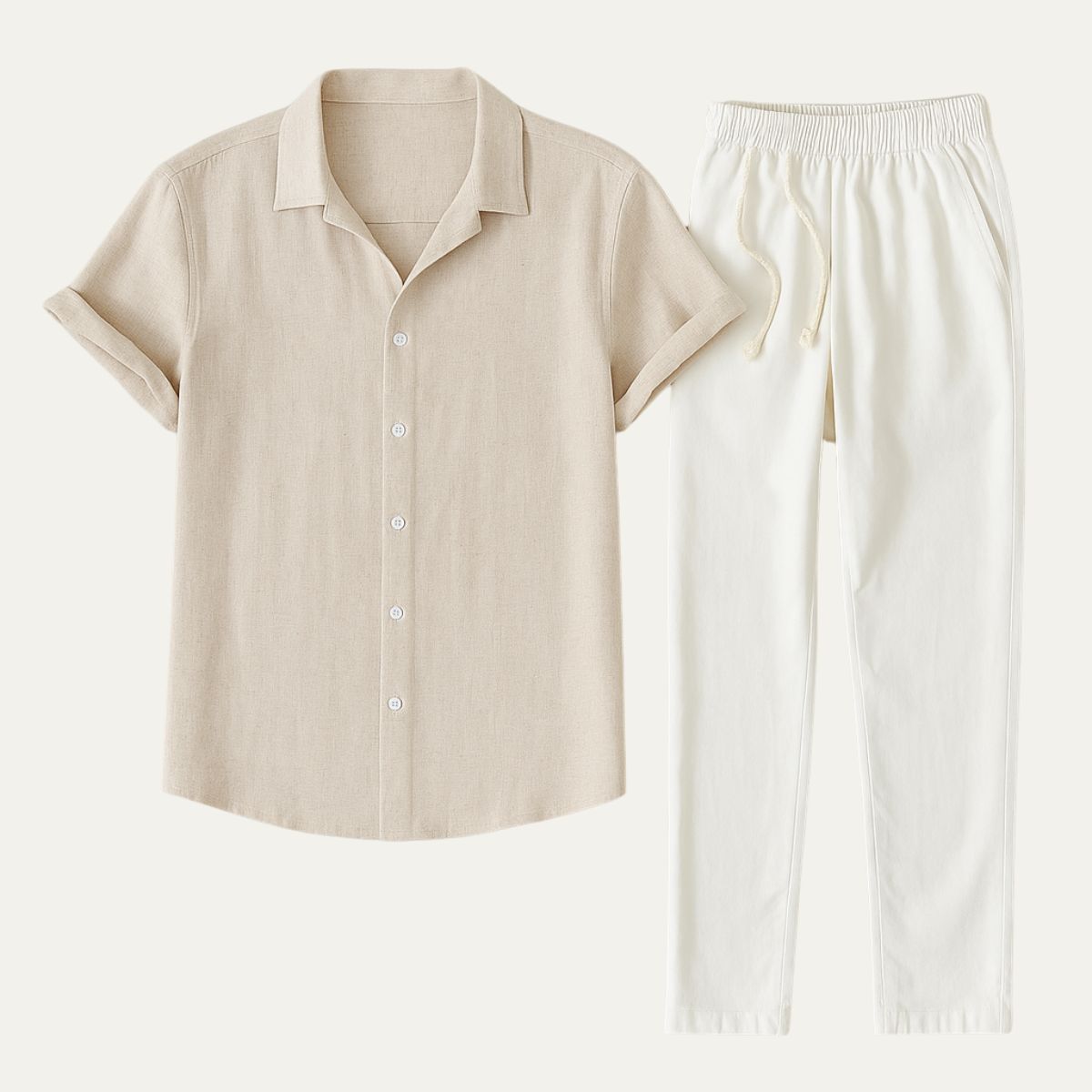 Noah Whitmore | Linen Summer Two-Piece Set For Men