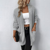 Tabitha Sutherland | Oversized Waffle-Knit Cardigan