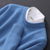 Oliver Bennett | Pull en maille douce et luxueuse à col rond pour homme