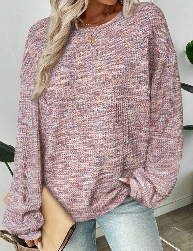 Amelia Taylor | Round Neck Loose Knit Sweater