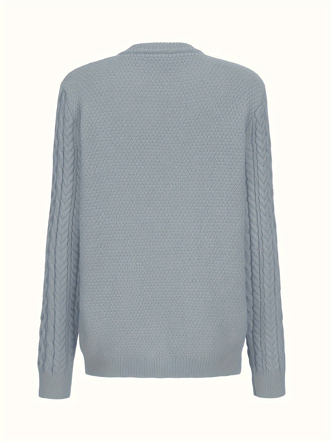 Rosalind Cooper | Textured Cable-Knit Button-Front Cardigan
