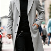 Matilda Harrison | Navy Tailored Longline Overcoat