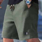 Matteo Ricci | Textured Waffle Shorts For Men