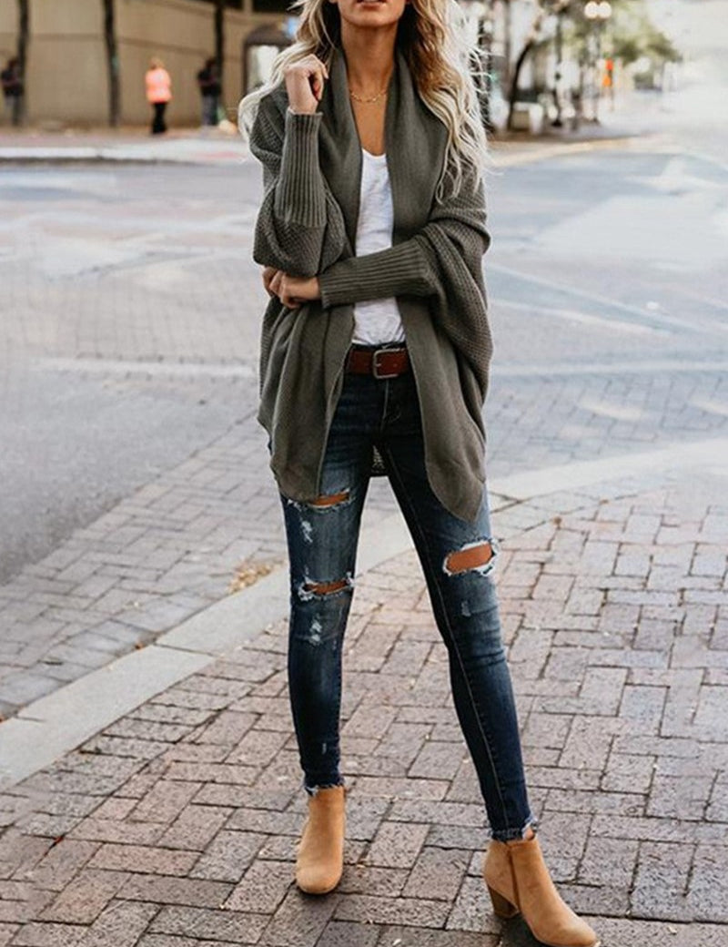 Susanna Pratt | Gilet en tricot oversize à manches chauve-souris
