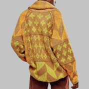 Freya Nolan | Geometric Print Oversized Cardigan