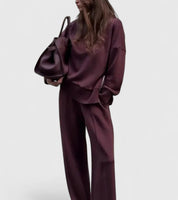 Ottilie Sandford | Knit Turtleneck Two-Piece Lounge Set