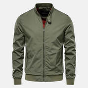 Charles Woods | Blouson bomber coupe-vent noir pour homme