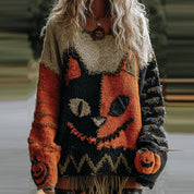 Ghoul Gang | Pull d’Halloween citrouille pour hommes