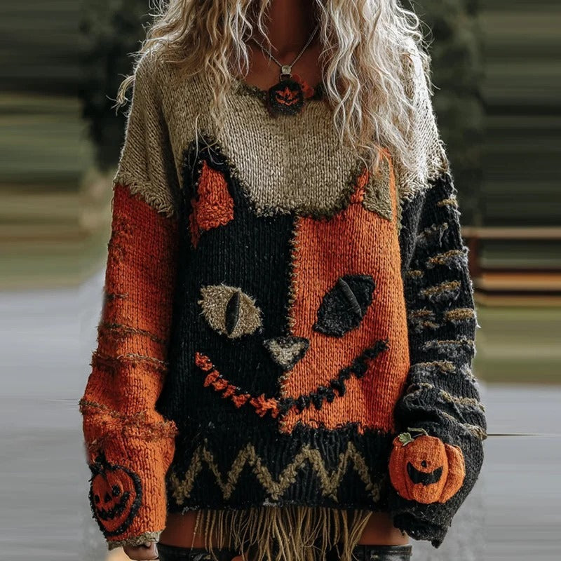 Ghoul Gang | Pull d’Halloween citrouille pour hommes