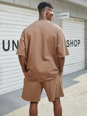 Jasper Whitmore | Ensemble coordonné oversize décontracté couleur beige pierre