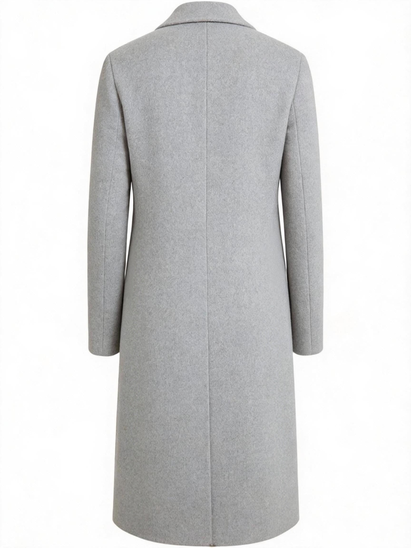 Matilda Harrison | Navy Tailored Longline Overcoat