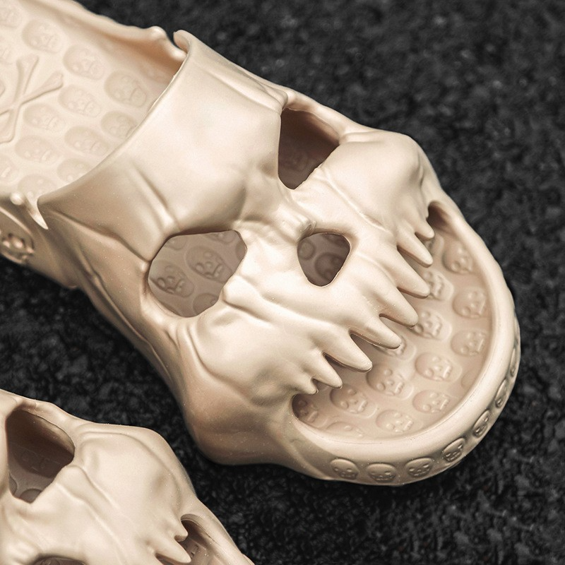 Count Midnight | Skull Halloween Slippers