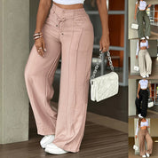 Victoria Bellini | Pantalon à jambes larges et cordon pour femme