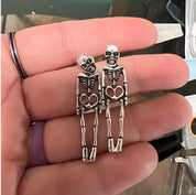 Papa osseux | Boucles d’oreilles d’Halloween squelette