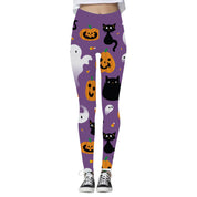 Miss Spooky | Skull Halloween Leggings For Women