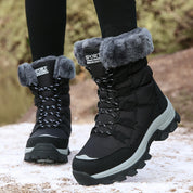 Verity Edwards | Bottes de neige imperméables à bordure en fausse fourrure