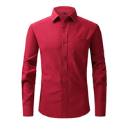 Chemise habillée blanche classique à manches longues Edward Clarke
