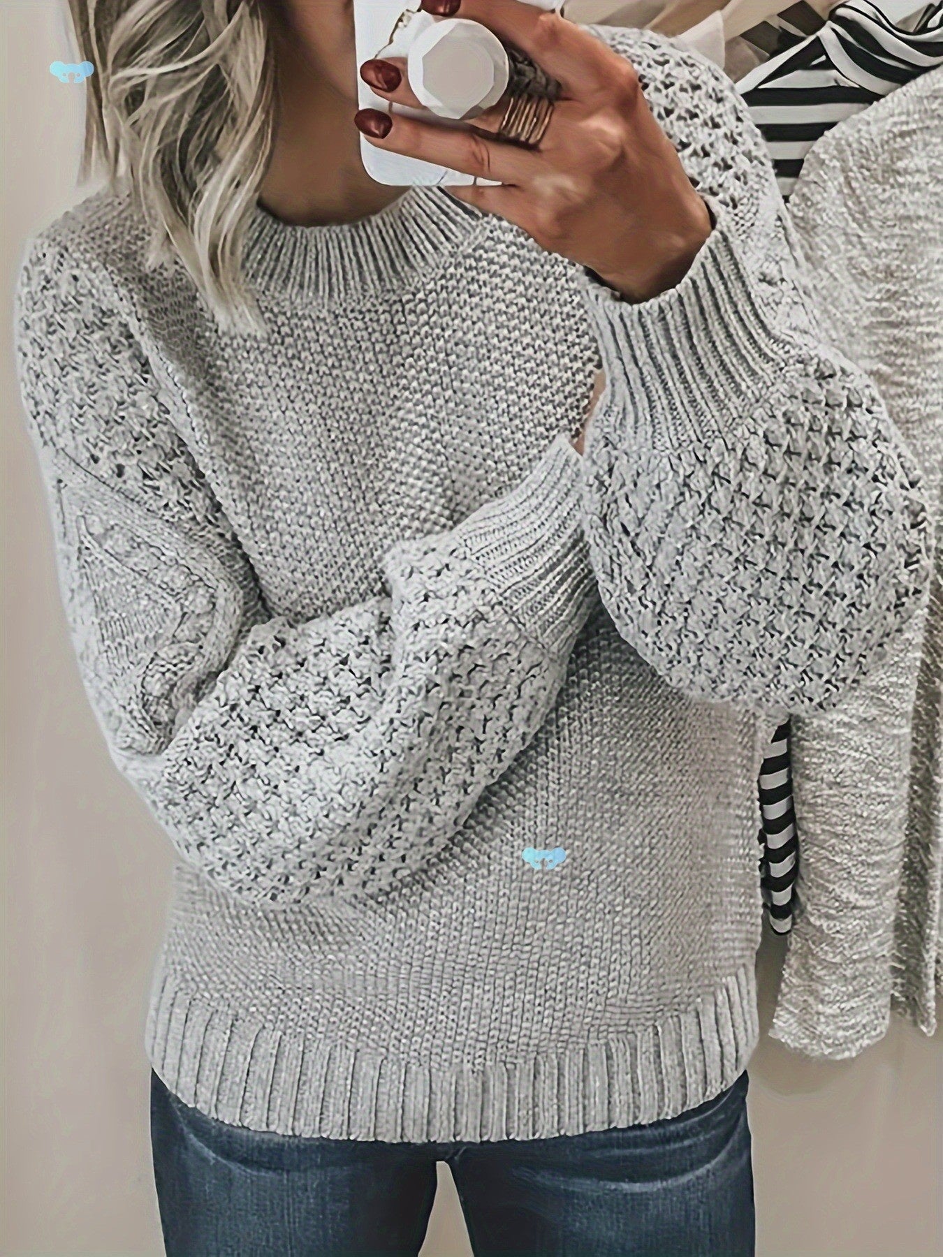 Harriet Cooper | Chunky Knit Textured Pullover Sweater