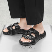 Count Midnight | Skull Halloween Slippers