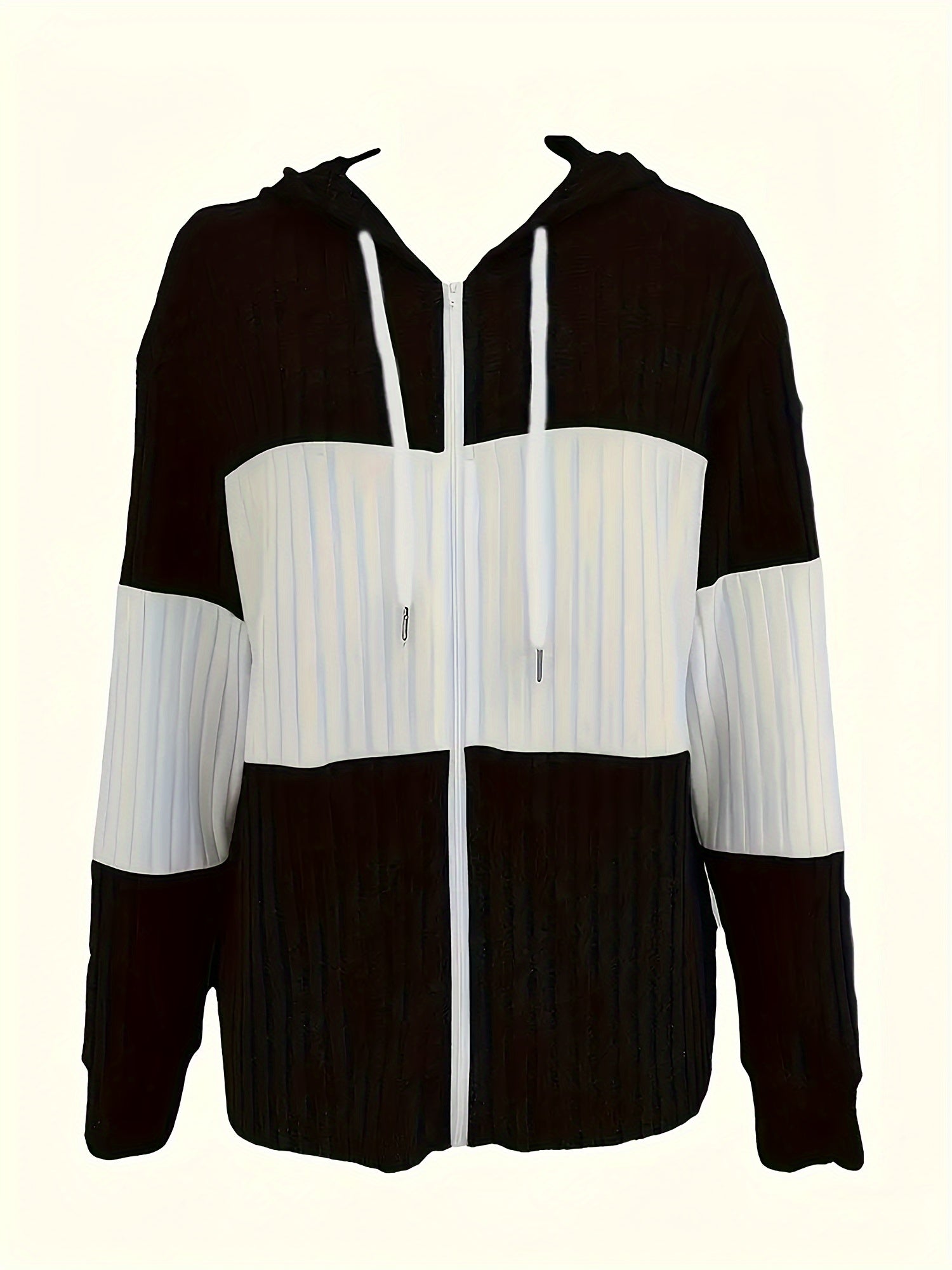 Alexandra Sharpe | Veste à capuche texturée à empiècements color-block