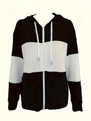 Alexandra Sharpe | Veste à capuche texturée à empiècements color-block